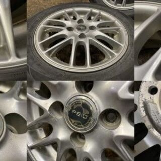 【DUNLOP WINTER MAXX WM01 175/65R14】スタッドレス【BS FEID NS7 14インチ 5.5J4HPCD100+38】バリ溝 bB ラウム等　(VTK421)クレジットカード QRコード決済可能