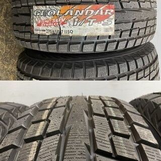 タイヤ新品【YOKOHAMA GEOLANDAR i/T-S 275/65R17】スタッドレス【トヨタ ランクル100 純正ホイール 17インチ 8J5HPCD150+60】　(MTC162) クレジットカード QRコード決済可能 タイヤ新品【YOKOHAMA GEOLANDAR i/T-S 275/65R17】スタッドレス