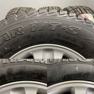 タイヤ新品【YOKOHAMA GEOLANDAR i/T-S 275/65R17】スタッドレス【トヨタ ランクル100 純正ホイール 17インチ 8J5HPCD150+60】　(MTC162) クレジットカード QRコード決済可能 YOKOHAMA GEOLANDAR I/T-S 275/65R17 (再レビュー)のパーツレビュー