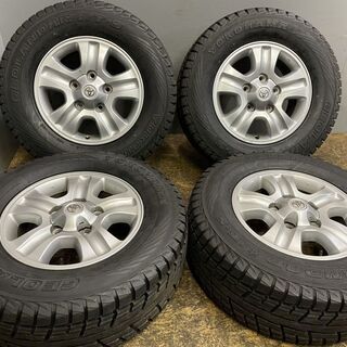 タイヤ新品【YOKOHAMA GEOLANDAR i/T-S 275/65R17】スタッドレス【トヨタ ランクル100 純正ホイール 17インチ 8J5HPCD150+60】　(MTC162) クレジットカード QRコード決済可能 タイヤ新品【YOKOHAMA GEOLANDAR i/T-S 275/65R17】スタッドレス