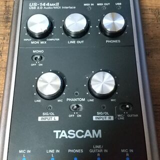 TASCAM US-144MK2 オーディオインターフェース