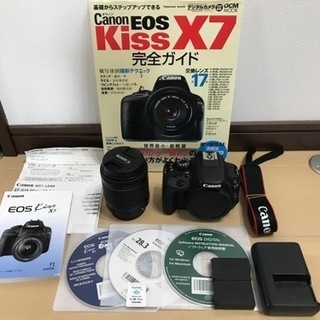 【ネット決済・配送可】Canon EOS KISS X7 EF-...