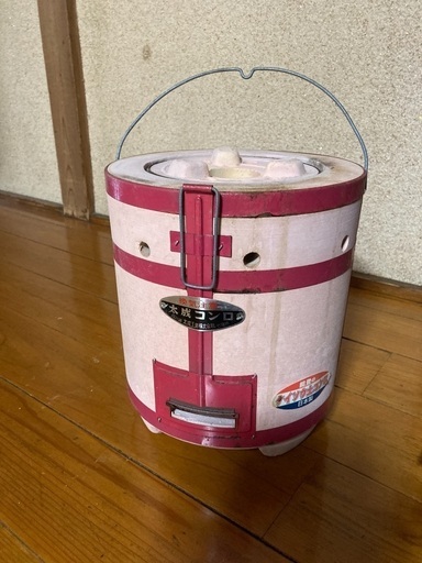 練炭コンロ　練炭5個付き