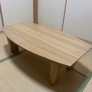 【ネット決済・配送可】折り畳み可能　センターテーブル