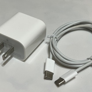 apple Type-C 充電アダプタ、type-C ケーブル