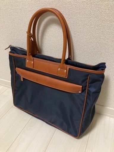 ★新品未使用★フェリージ Felisi 8637 ナイロン×レザー トートバッグ