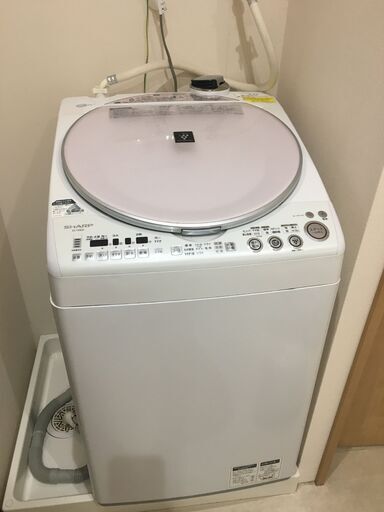 シャープ　ES-TX800　洗濯機　乾燥機能付き　中古品　直接受け渡し