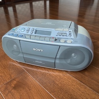 【¥0】SONY CD/カセットテーププレーヤー