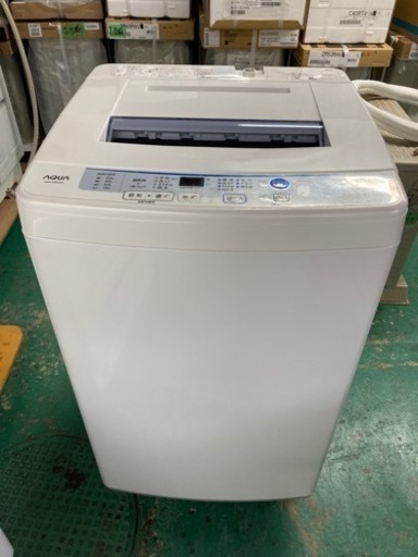 A1076 洗濯機　アクア　2017年製　6.0kg