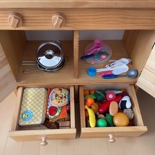 ままごとキッチン（自作）+その他多数セット