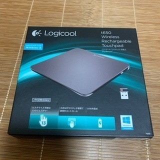 【美品】Logicool ロジクール タッチパッドT650 ワイヤレス 充電式の画像