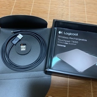 【美品】Logicool ロジクール タッチパッドT650 ワイヤレス 充電式 - 家電