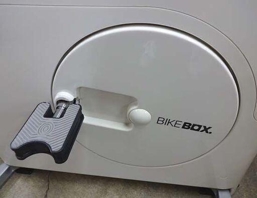 BIKEBOX 四角いフィットネスバイク ホワイト マグネット式 コンパクト