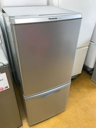 パナソニック 冷蔵庫 138L 2015年 2ドア 大容量  耐熱性能天板 ボトムフリーザ NR-B147W