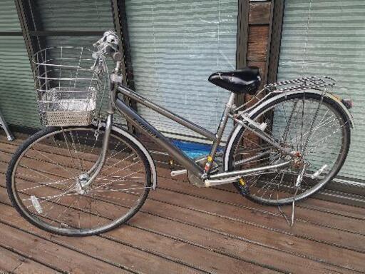 自転車　アルベルト　27インチ　シルバー