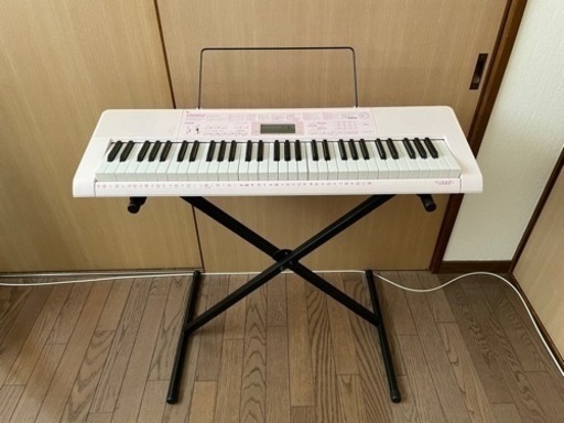決まりました！(なつ様限定)カシオ 電子キーボード 61標準鍵 光ナビゲーションキーボード LK-115 ピンク