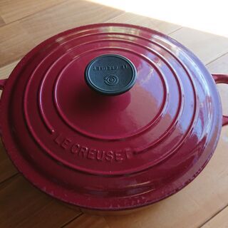 LE CREUSET ル・クルーゼ 両手鍋 ココットジャポネーズ 24cm 中古
