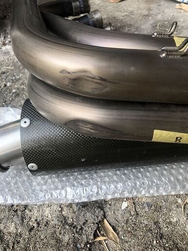 カワサキ カワサキ　ゼファー７５０用　ノジマ・ファサーム　NOJIMA・FASARM　チタン・カーボンマフラー