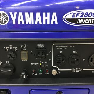 ヤマハ EF2800iSE インバーター発電機 2.8KVA 鍵付き 中古品