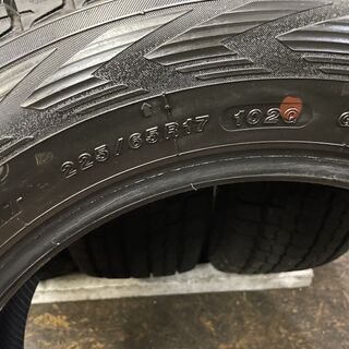 YOKOHAMA ice GUARD G075 225/65R17 17インチ スタッドレス 4本 2017年 
