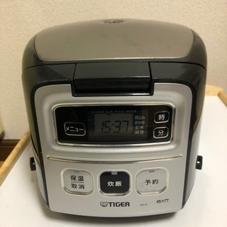 【ネット決済・配送可】炊飯器　タイガー　３合炊き　JAI-G550