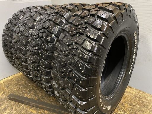 BF Goodrich Mud-Terrain T/A LT285/70R17 17インチ スパイクタイヤ 4 ...
