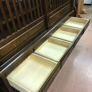 【愛品館八千代店】大型水屋箪笥(食器棚)