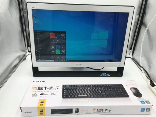 【稼働良品】SONY デスクトップPC 『インテルi3搭載』 最新office2019付属 管理No14 『基本送料無料』
