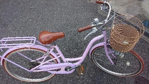 女の子自転車24インチ 美品