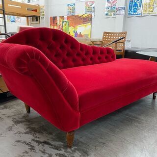 【愛品館 江戸川店】レトロモダンなカウチソファ ID:156-008986-105