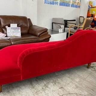 【愛品館 江戸川店】レトロモダンなカウチソファ ID:156-008986-105