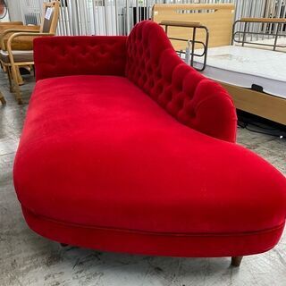 【愛品館 江戸川店】レトロモダンなカウチソファ ID:156-008986-105