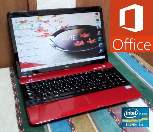 ✨良品 NEC LaVie/高性能Core i5/大容量！HDD500GB/メモリ4GB/HDMI/Wi-Fi/DVDスーパーマルチ/SDカードスロット/15.6インチ光沢✨液晶パネル/新品✨キーボード/Microsoft Offce2019/Windows10/点検整備清掃済み/✅日本全国送料無料！No.10811
