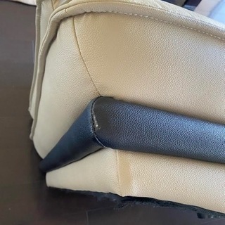 ニトリ 3人用本革ソファ(ロゾ4 BE ホンカワ)※小さな傷あり