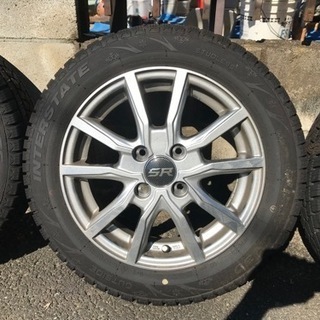 スタッドレスタイヤ ホイールセット 4本 155/65R/14 軽自動車