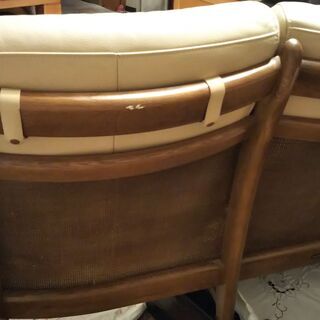 ★★美品★★カリモク★★Karimoku　総本革張り　3人掛けソファー