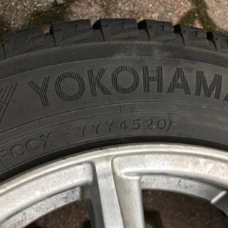 【美品/バリ溝/昨年のみ使用】スタッドレスタイヤ・ホイールセット 165/65 R14