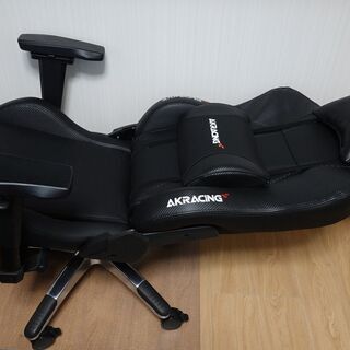 最高級ゲーミングチェア【AKRacing Premium】 低座面タイプ/カーボンブラック　使用1年美品