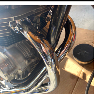 gsx250e マフラー吸い込み二重加工クロス