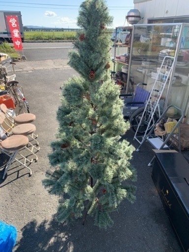 【引取り限定】クリスマスツリー 210cm 装飾付