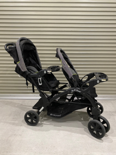 ２人乗りベビーカー baby trend シット&スタンド ダブル 双子 年子 ...