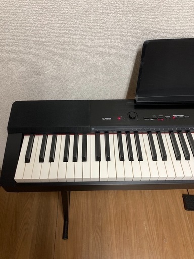 ○即日受渡❣️グランドピアノの音色。電子ピアノCASIO PRIVIA スタンド付
