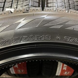 札幌発 店頭在庫有 引取OK 新品 2021年製 BS BLIZZAK VRX2 235/50R18 97Q 18インチ スタッドレス 4本 アルファード等　(VTC450)クレジットカード QRコード決済可能