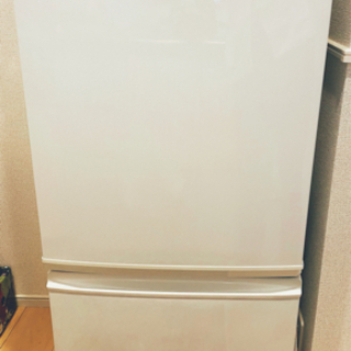 SHARP ノンフロン冷凍冷蔵庫　SJ-UY14-W 
