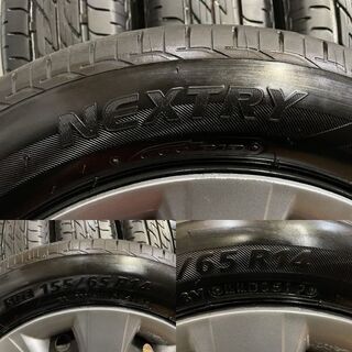 BS NEXTRY 155/65R14】夏タイヤ【ホンダ N-BOX 純正ホイール 14インチ