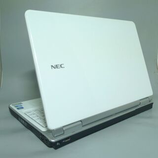 新品高速SSD ホワイト ノートパソコン 中古美品 16型ワイド NEC PC 
