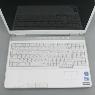 新品高速SSD ホワイト ノートパソコン 中古美品 16型ワイド NEC PC 