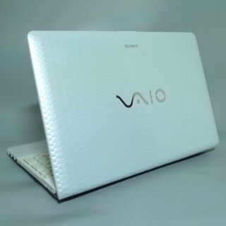 中古美品 ホワイト ノートパソコン Windows10 15.5型ワイド SONY VAIO