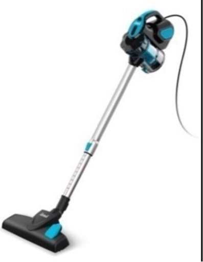 【新品未使用】コード式掃除機 サイクロン 18000Pa 600w 超吸引力 多層濾過 2in1 スティック\u0026 ハンディクリーナー サイクロンスティック掃除機 6mコード I5 ーブルー