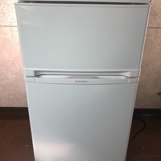 エルソニック 冷蔵庫 EJ-R832W 83L 2019年製